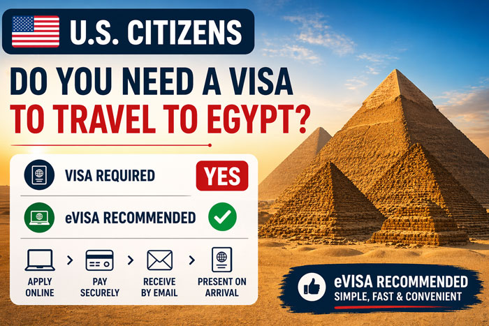 Do US citizens need a visa for Egypt: eVisa recommended