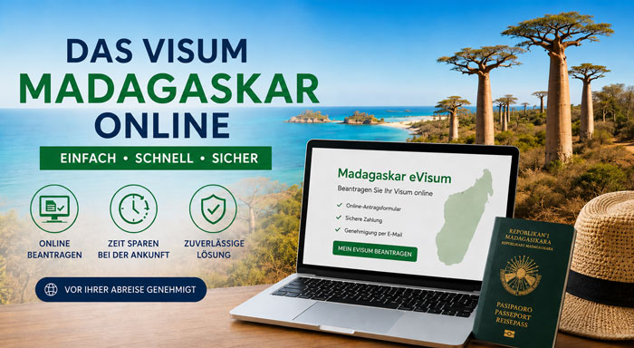 Madagaskar eVisum online beantragen und Wartezeiten am Flughafen bei der Ankunft vermeiden