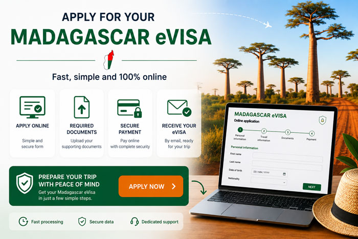 Apply for a Madagascar eVisa Online – Simple Form, Secure Payment and Fast Processing